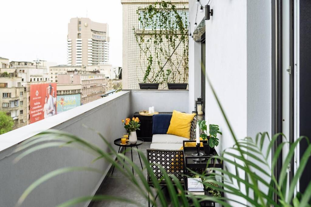 Amazing City View - Terrace+Netflix - City Center Bucureşti Exterior foto