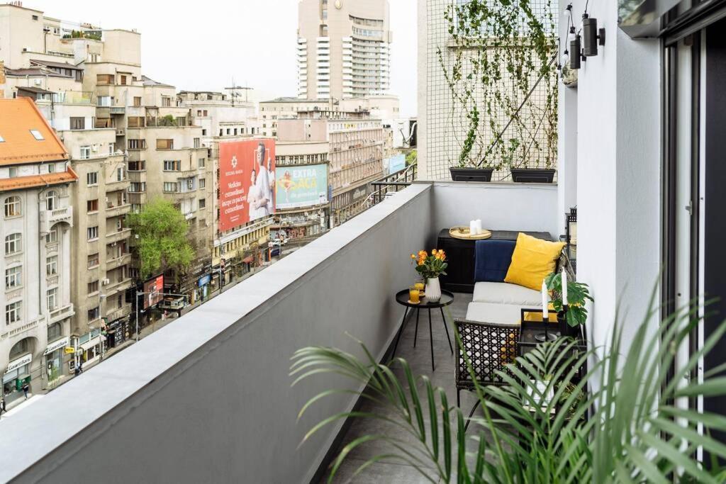Amazing City View - Terrace+Netflix - City Center Bucureşti Exterior foto